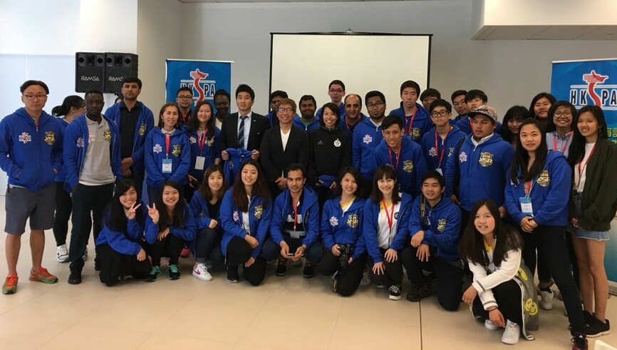 Sharing session by Miss Chan and Mr Lee from Eastern Football Team and Asian Football Cup (AFC).