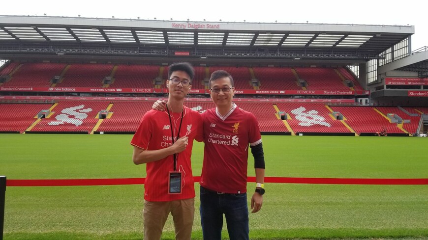 Anfield Stadium Familiarization Trip with Mr Kenith LEUNG